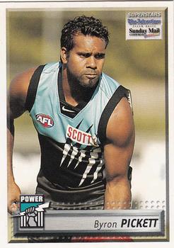 2003 Select The Advertiser-Sunday Mail AFL #14 Byron Pickett Front